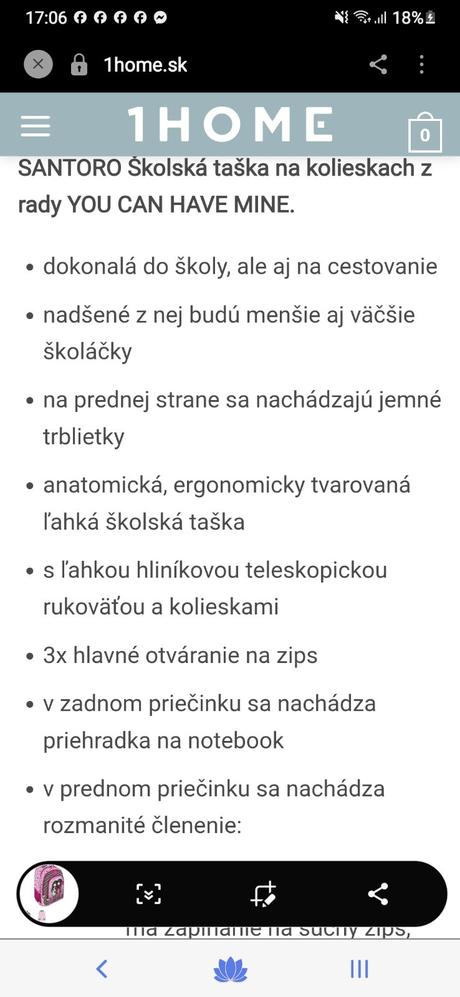 Školský batoh santoro na kolieskach, 