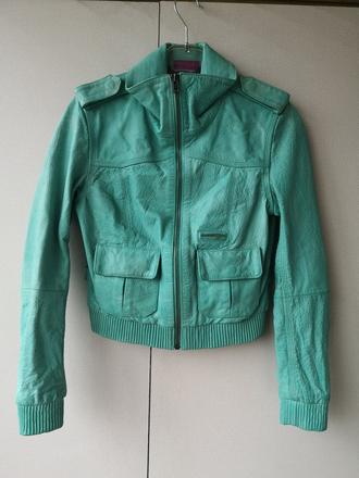 Superdry dámska kožená bunda veľkosť xs, superdry,xs