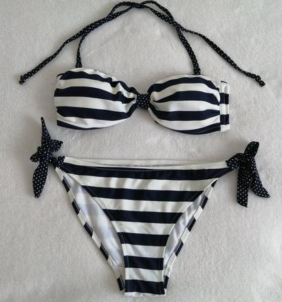 Pekné kvalitné dvojdielne plavky, 36