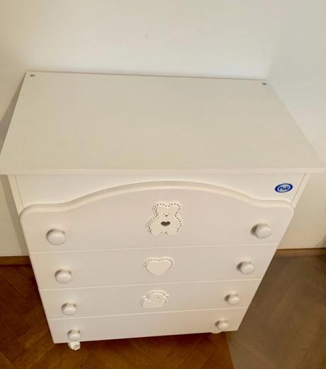 Prebaľovacií pult s vaničkou pali prestige classic, 