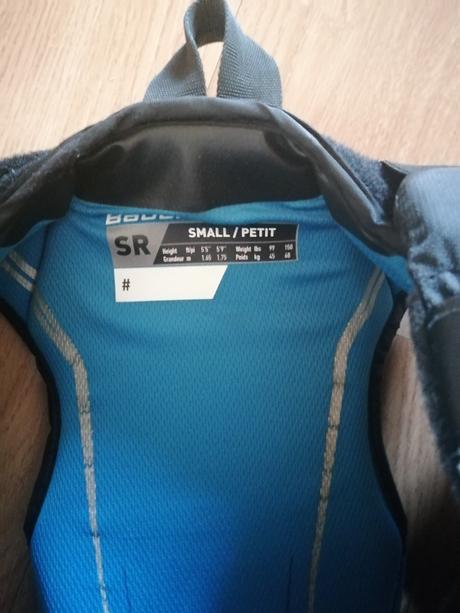 Brankárska hokejová vesta bauer veľkosť senior s, bauer,s