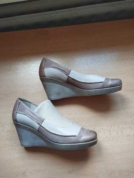 Pohodlné kožené lodičky, 39