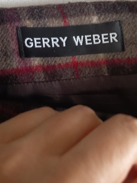 Karovaná sukňa, gerry weber,xl