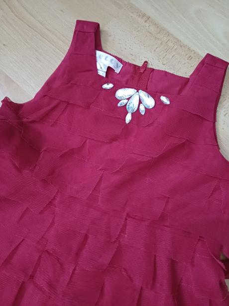 Bordove tylové šaty v.116, 116