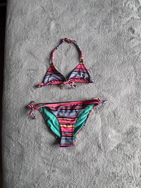 Pásikavé plavky 134/140, h&m,134