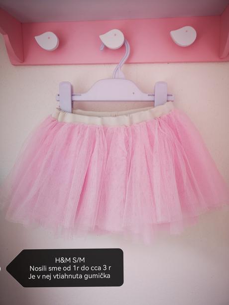 Bohatá tutu sukňa, h&m,86