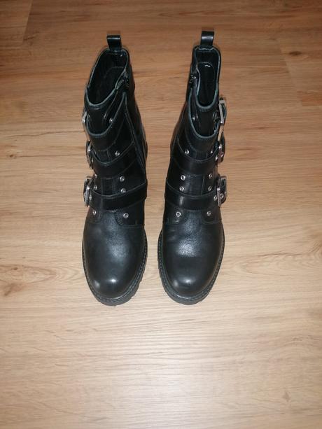 5th avenue krasne kotnicky z pravej kože, 39