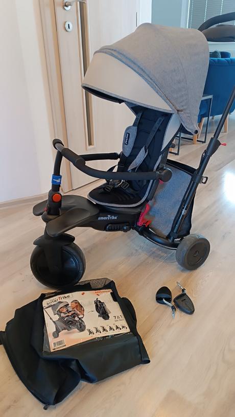 Smartrike detská skladacia trojkolka, 