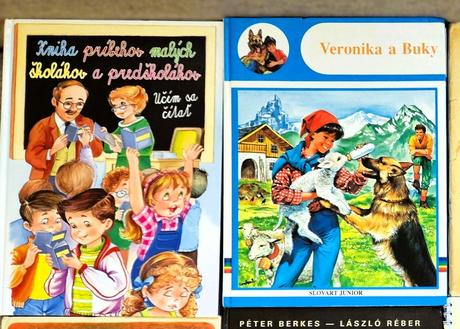 Retro staré detské knihy, 