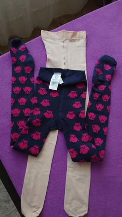 Next pevnejšie baletné silonky a termo pančušky, 128