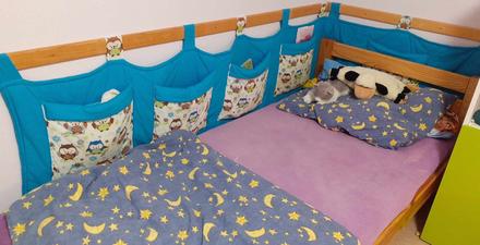 Vreckár / zástena / mantinel k posteli, šírka (cm): 50