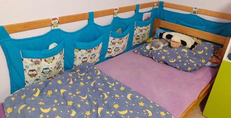 Vreckár / zástena / mantinel k posteli, šírka (cm): 50