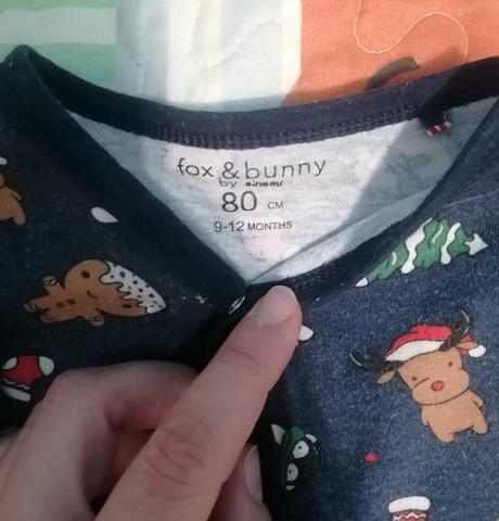 Pyzamko 80, fox & bunny,80