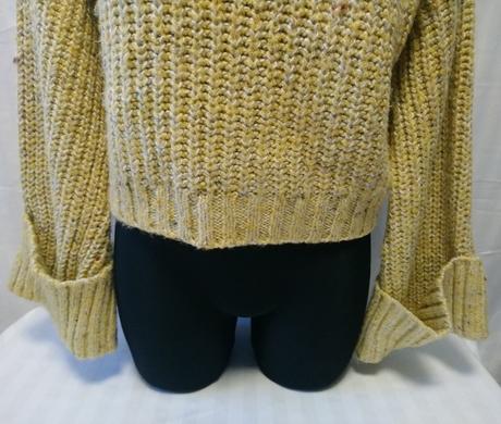 Dámsky hrejivý acrylový crop pulóver, topshop, topshop,l