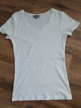 Biele tričko do v, s