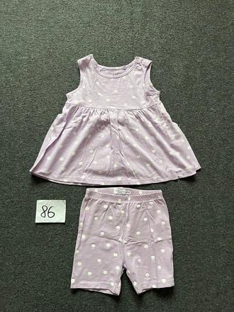 Letný set tričko a kraťasy, sinsay,86