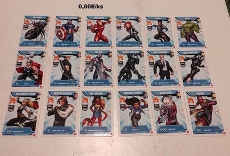 Kartičky mission arena iba vybalené, 