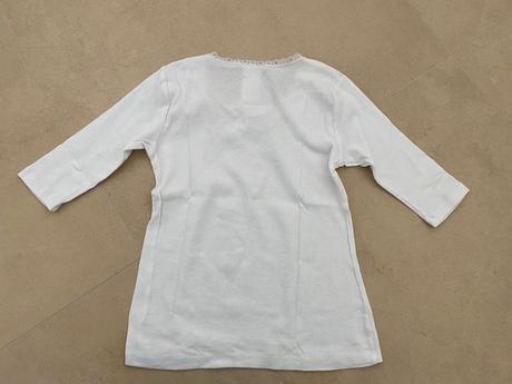 Biele tricko, h&m,134