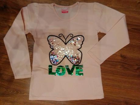 Tričko s flitrami, 122