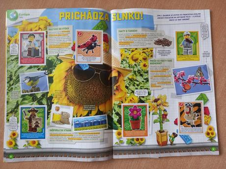 Lego zberateľský album s nálepkami,