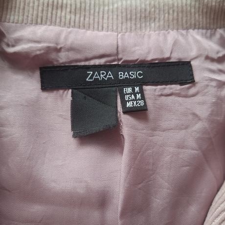Ružové menčestrové sako zara, zara,m