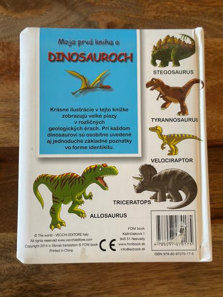 Moja prvá kniha o dinosauroch,