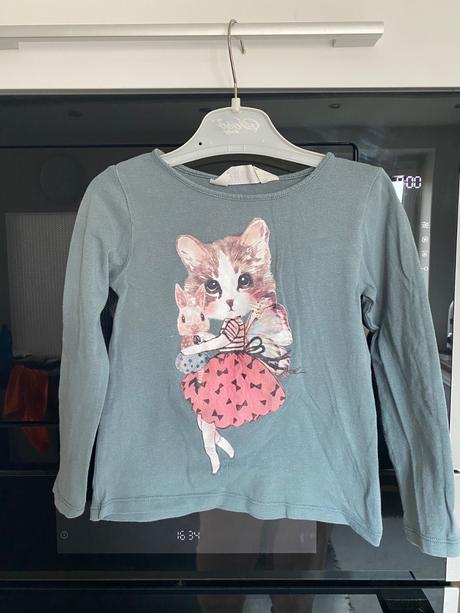 Dievčenské tričko velk.98/104, h&m,98