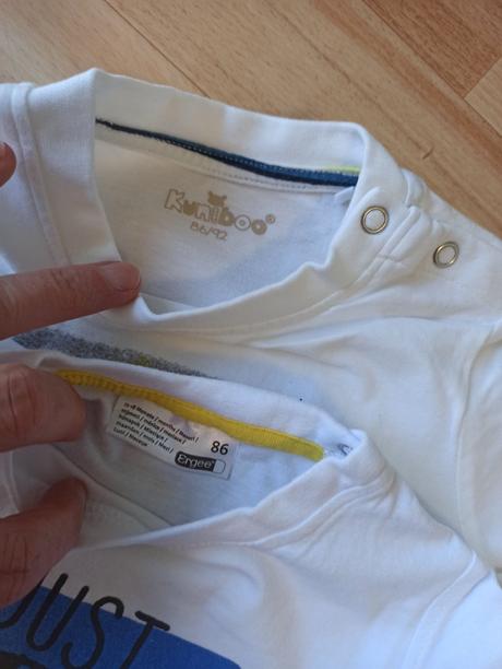 Tričká a kraťasy 86/92, lupilu,86