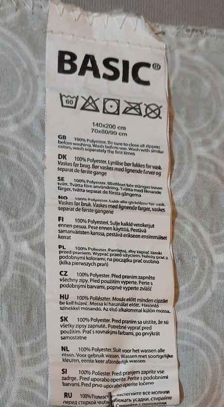 Predám  obliečku na paplón -rybí vzor, 