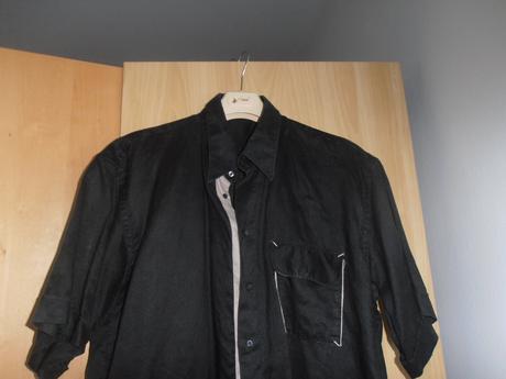 Pánska košela čierna pierre gardin č.xl, pierre cardin,xl