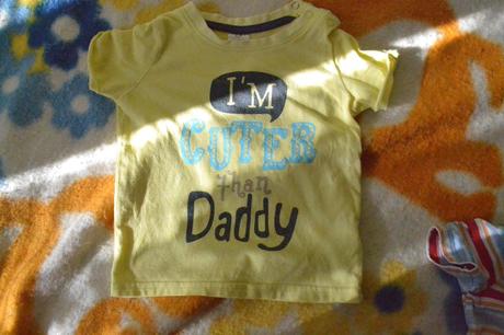 Tričko kratky rukav 9-12 mes., f&f,80