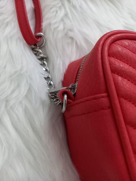 Červená kabelka zn. f&f, f&f