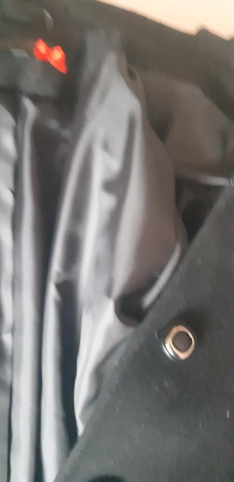 Krasny dlhy bavlneny kabat, 44