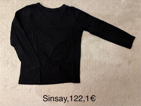 Tričko s dlhým rukávom, sinsay,122