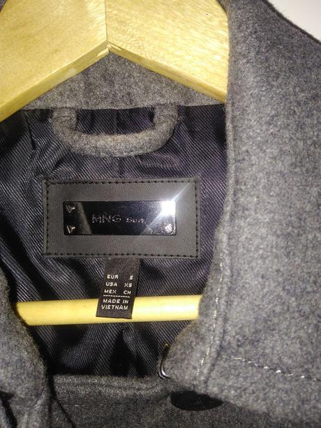 Vlnený kabát mango, mango,s