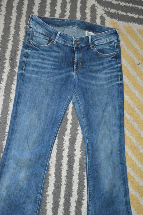 Rifle denim bootcut 31/32, h&m,170