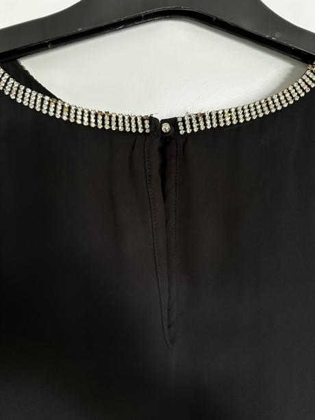 Elegantná čierna blúzka, amisu,xl