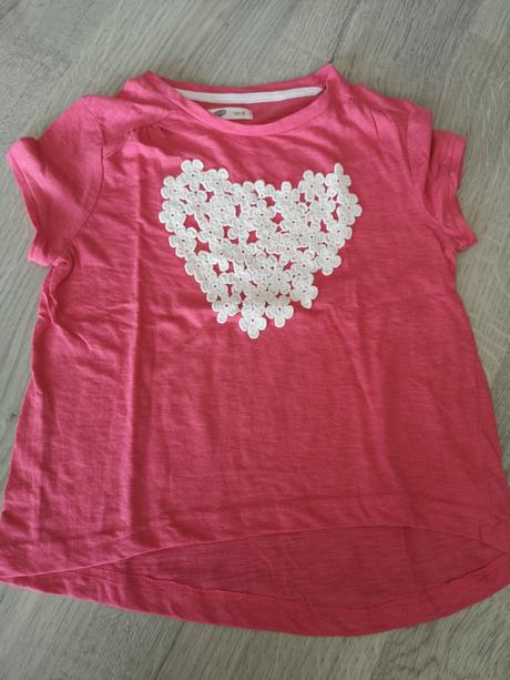 Tričko s cipkovanou výšivkou, pepco,122