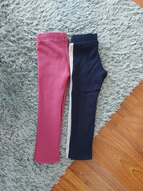 2x zateplené legíny primigi + h&m 98, primigi,98