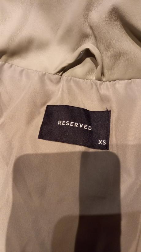 Koženková zimná bunda, reserved,xs