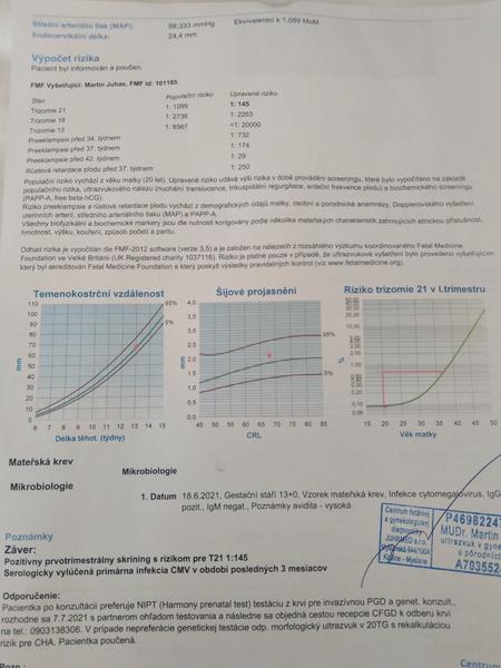 Sú moje výsledky z prvotrimestrálneho skríningu zlé?
