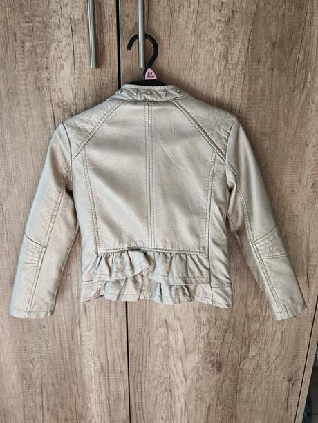 Dievčenská koženková bundička, 116