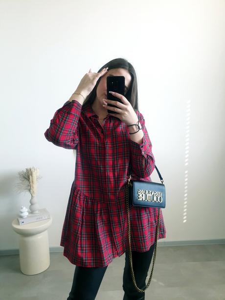 Zara košeľa/košeľové šaty m/l, zara,m