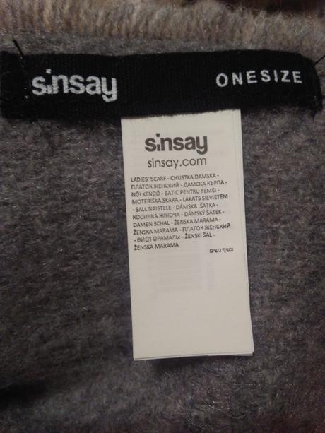 Šedo - ružový šál, 