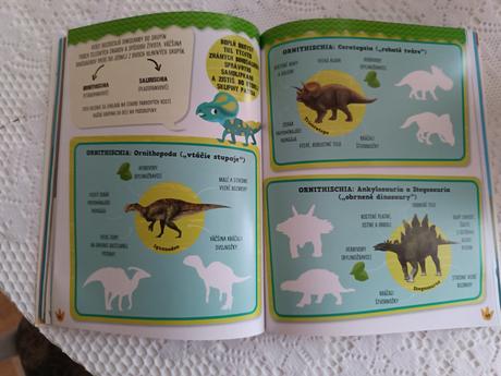 Veľká kniha nálepiek dinosaury, 