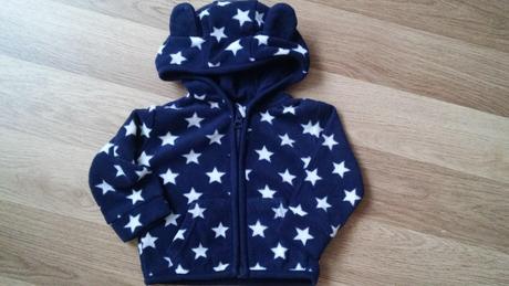 Fleecová mikinka s hviezdickami v.62, early days,62