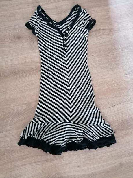 Letné šatky pasikave, xs