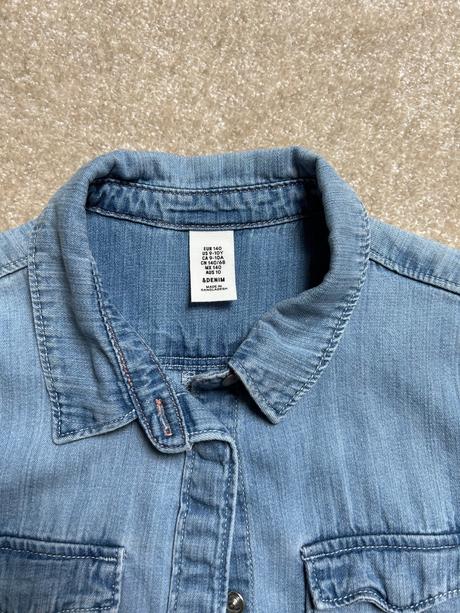 Rifľová košeľa veľ. 140, h&m,140