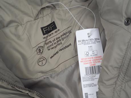 Kvalitná zimná vesta f&f bledozelená, f&f,m