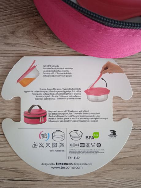 Tescoma - cestovná miska s lyžičkou v termoobale,